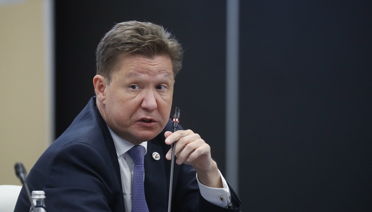 Ο CEO της Gazprom Alexey Miller © EPA/ANATOLY MALTSEV