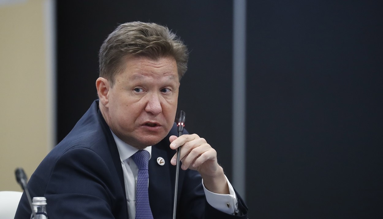 Ο CEO της Gazprom Alexey Miller © EPA/ANATOLY MALTSEV / nord stream