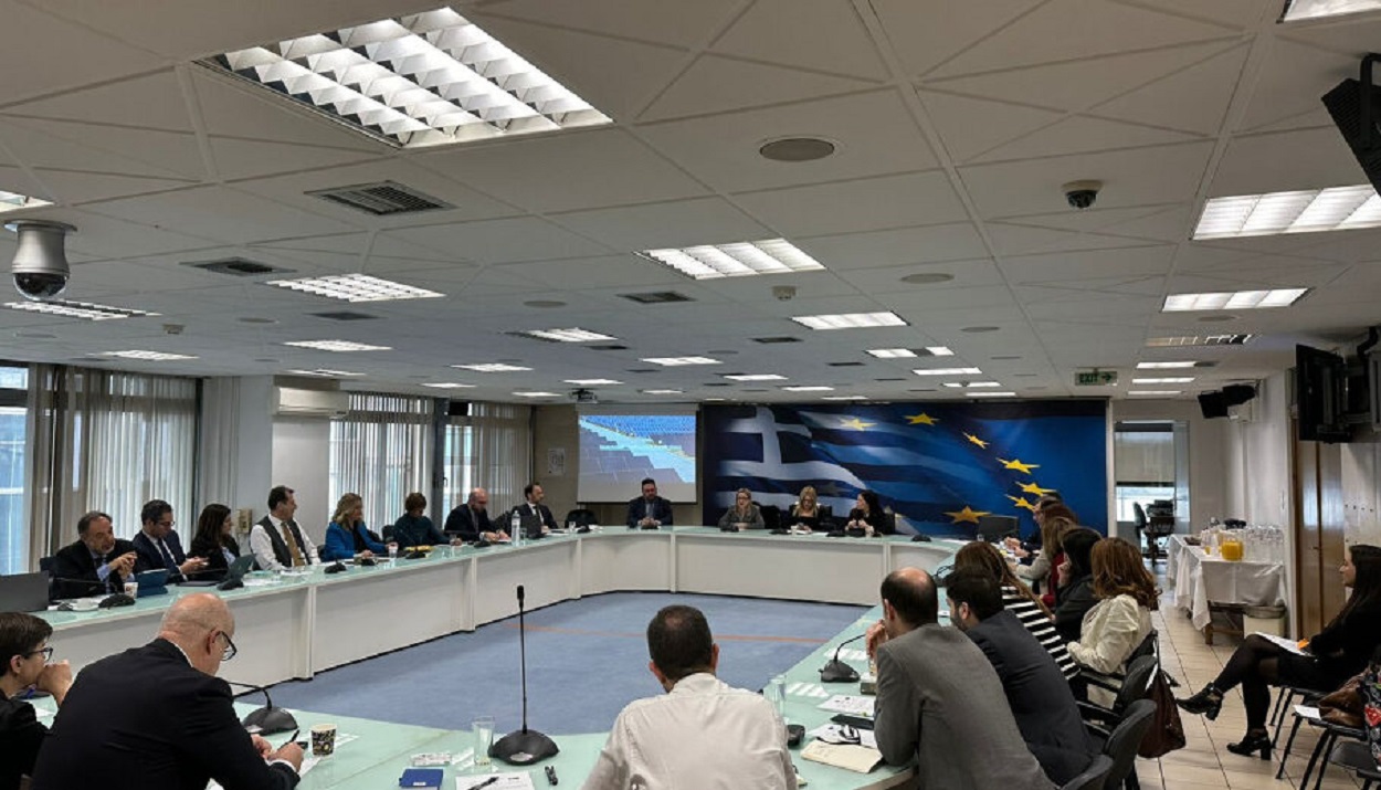 Εκδήλωση για την παρουσίαση της Εθνικής Στρατηγικής Βιώσιμης Χρηματοδότησης©ΔΤ