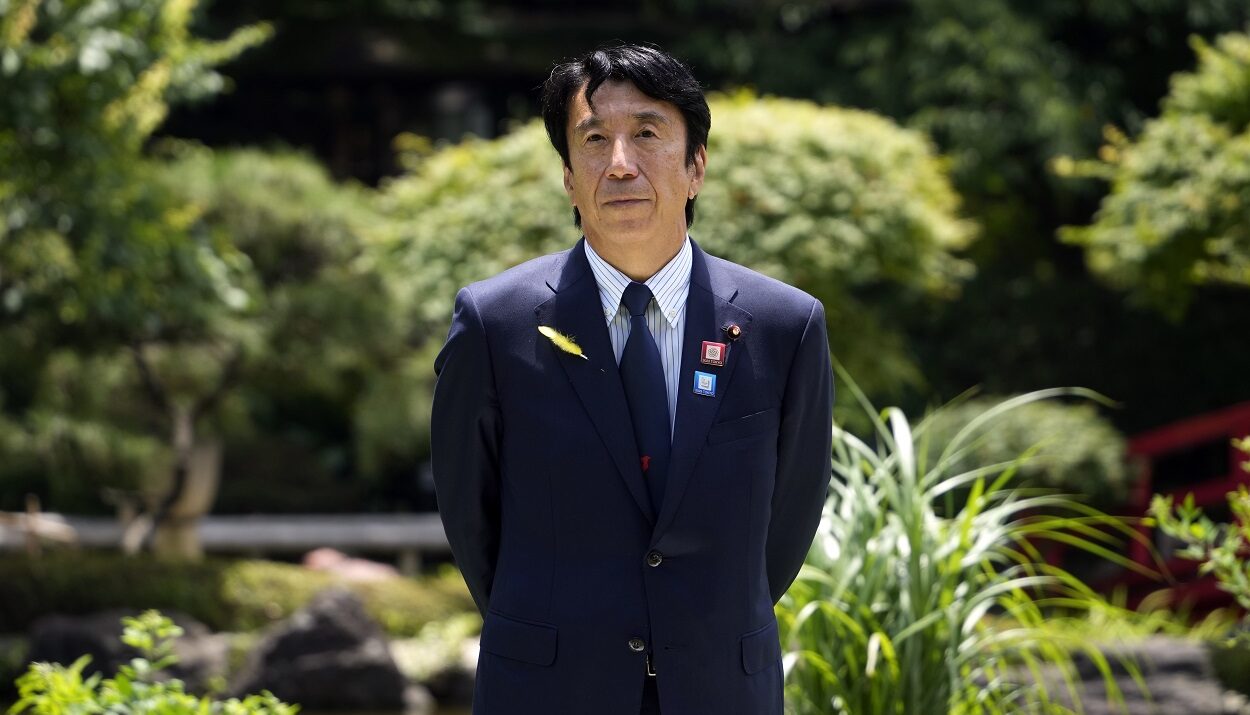 O υπουργός Βιομηχανίας της Ιαπωνίας Ken Saito ©ΑΠΕ
