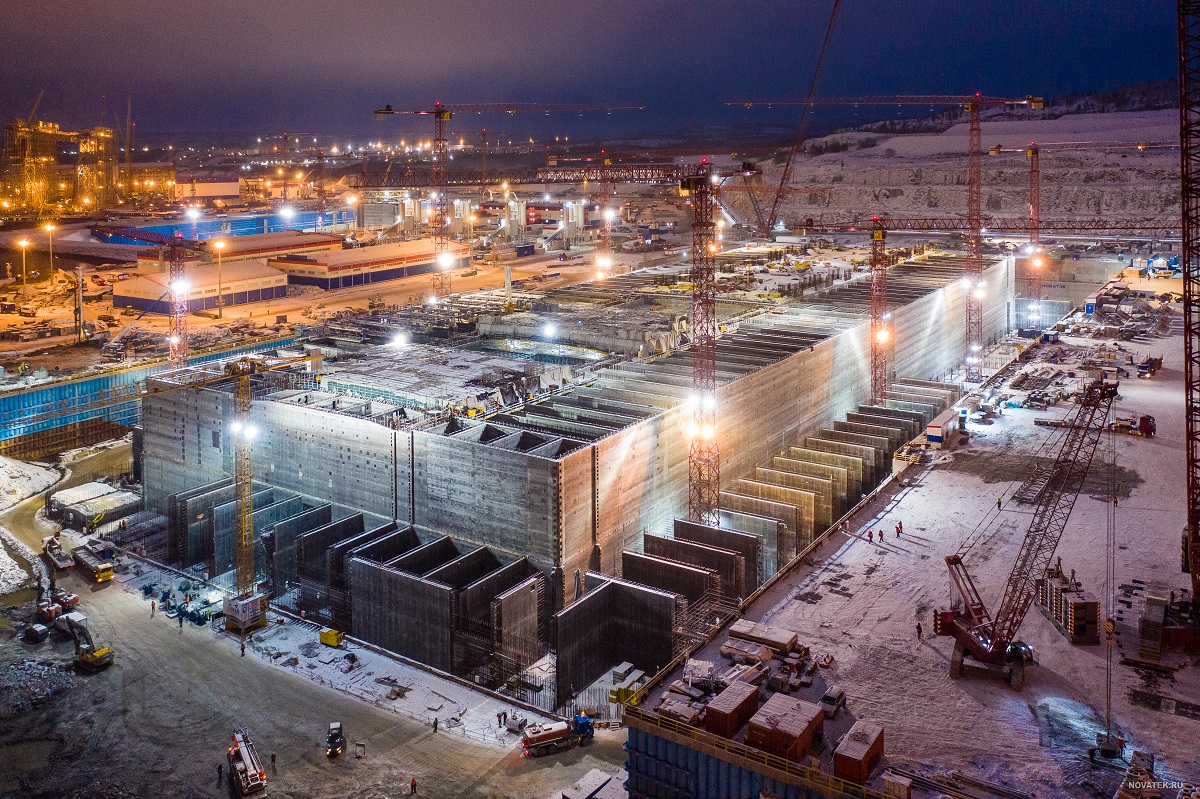 Κέντρο κατασκευής LNG της Νοvatek ©novatek.ru