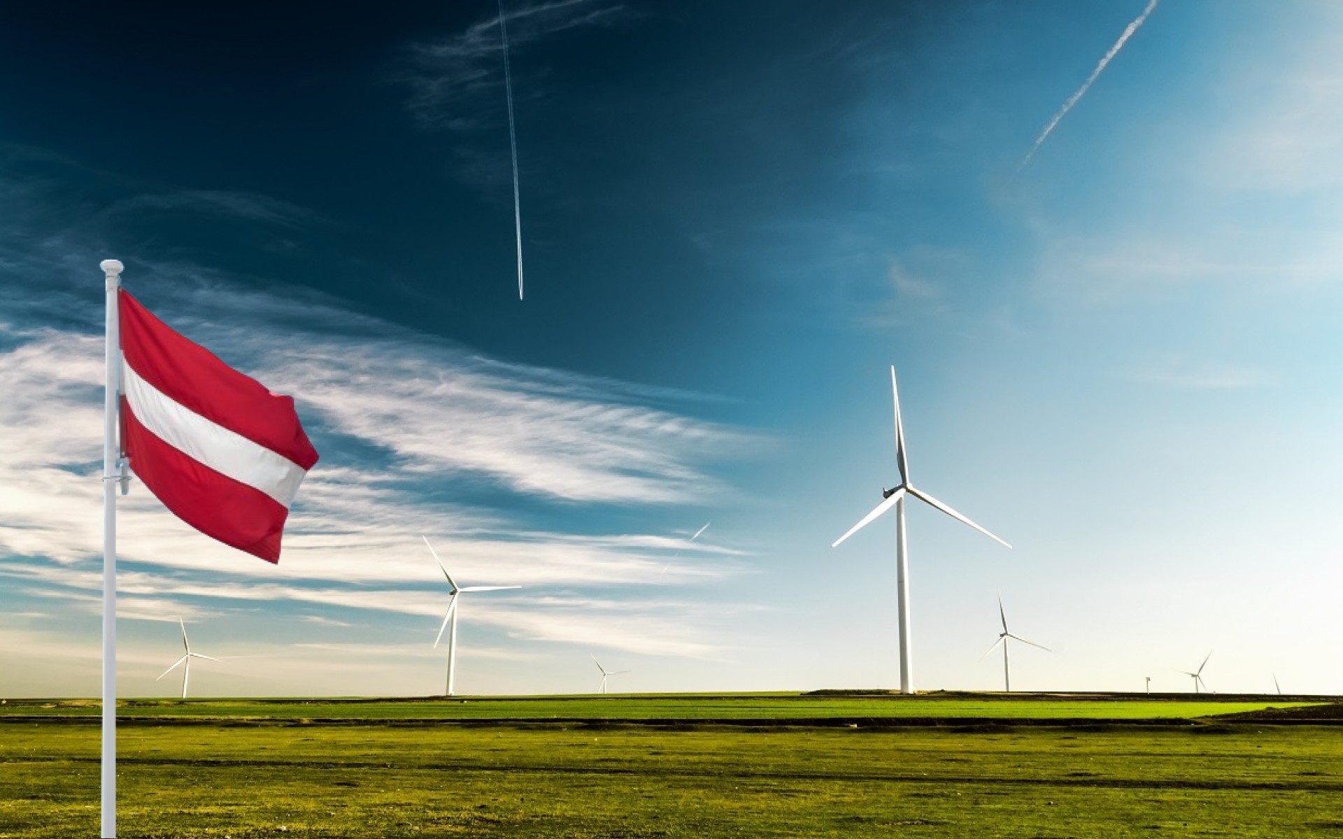 Σημαία της Αυστρίας, ανανεώσιμες πηγές ενέργειας © unsplash / energygame.gr