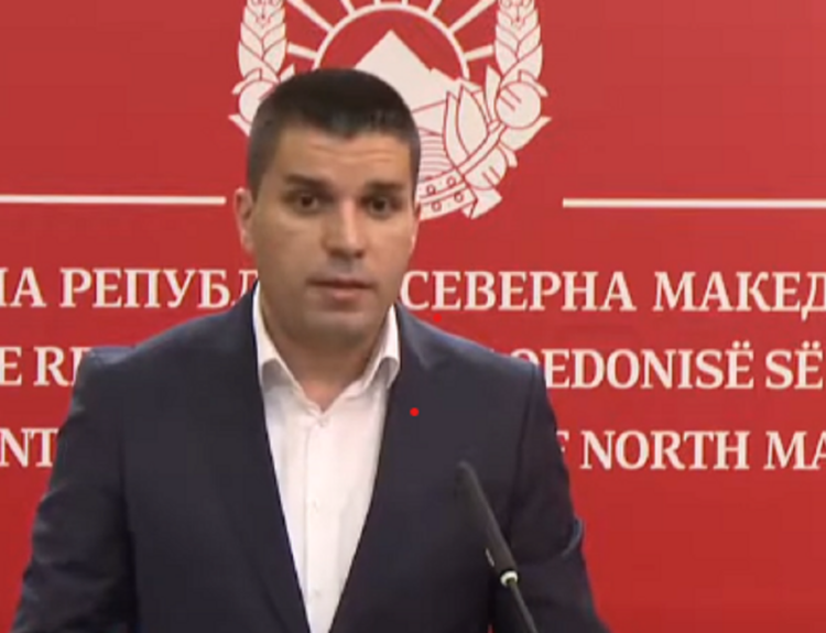 Ο υπουργός Γεωργίας, Δασών και Διαχείρισης Υδάτων, Ljupčo Nikolovski © Youtube/Printscreen