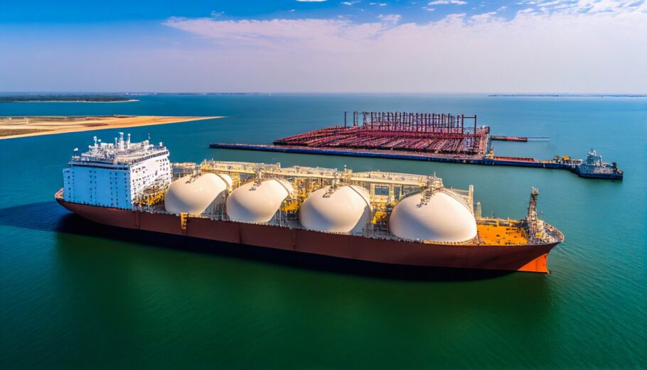 Πλοίο μεταφοράς LNG - φωτογραφία αρχείου © 123rf