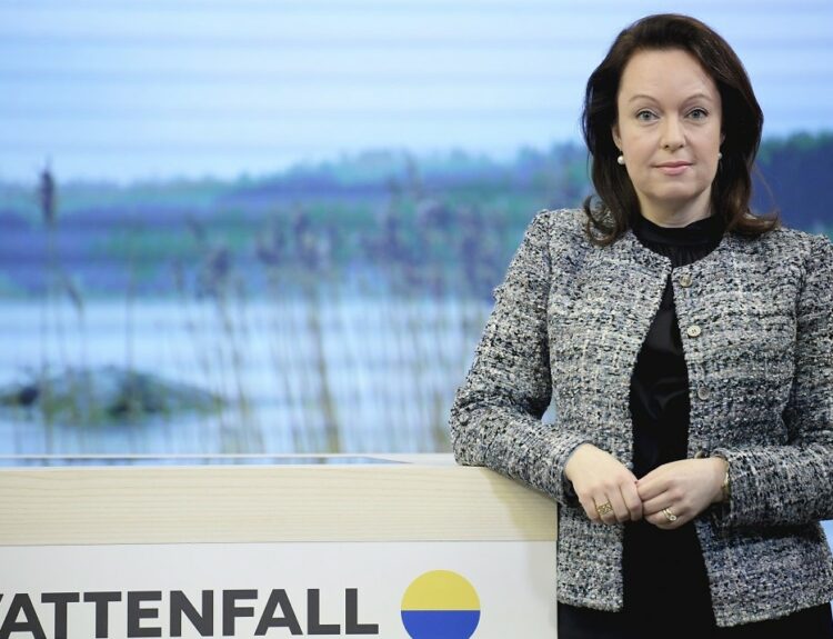 Η διευθύνουσα σύμβουλός της Vattenfall, Anna Borg ©EPA/Janerik Henriksson SWEDEN OUT