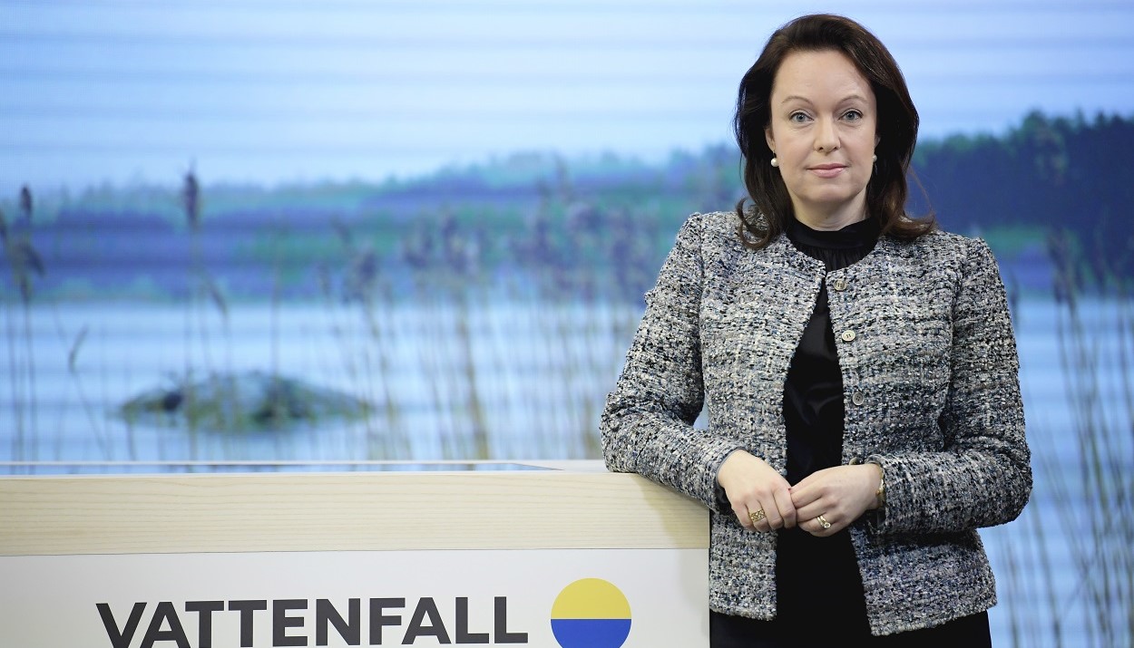 Η διευθύνουσα σύμβουλός της Vattenfall, Anna Borg ©EPA/Janerik Henriksson SWEDEN OUT