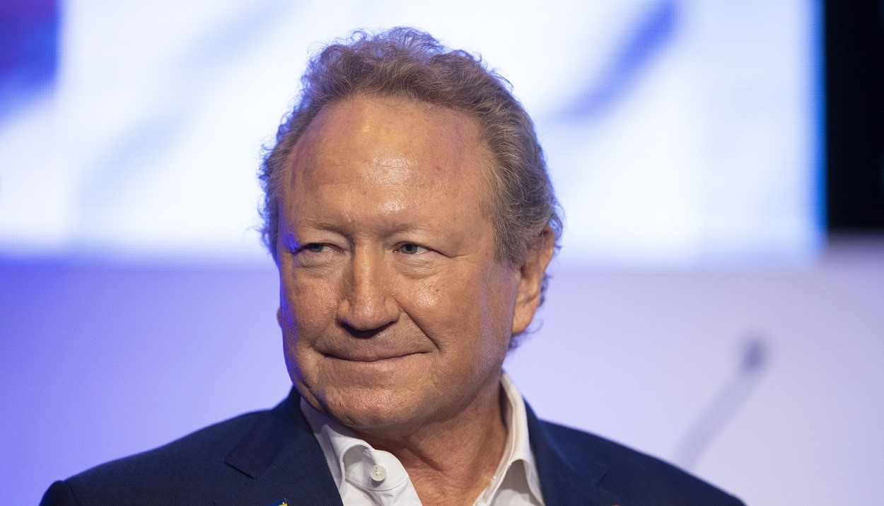 O Andrew Forrest, εκτελεστικός πρόεδρος της Fortescue Metals ©EPA/MATT JELONEK AUSTRALIA AND NEW ZEALAND OUT