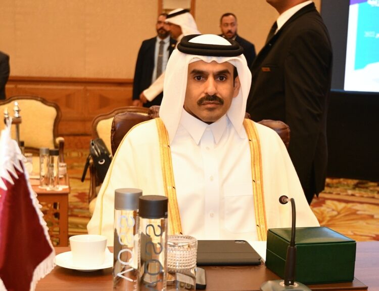 Ο υπουργός Ενέργειας του Κατάρ Σαάντ Αλ-Κααμπί © EPA/NOUFAL IBRAHIM