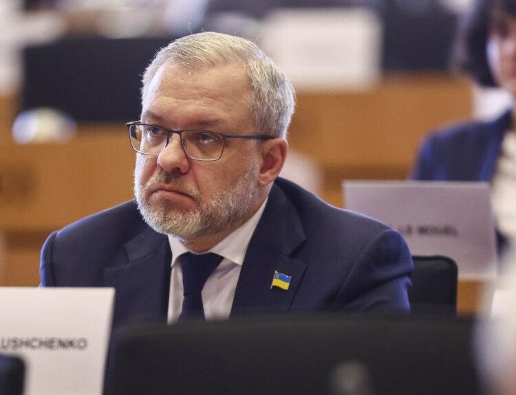 ο υπουργός Ενέργειας της Ουκρανίας, Γκέρμαν Γκαλουστσένκο © EPA/OLIVIER HOSLET