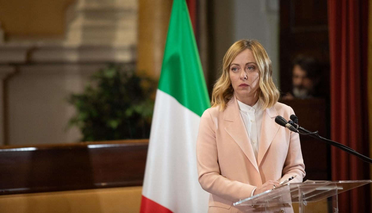ΤΖΟΡΤΖΙΑ ΜΕΛΟΝΙ © EPA/MAX CAVALLARI