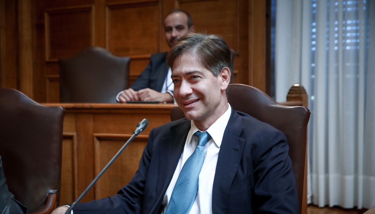Ο Γενικός Γραμματέας Φυσικού Περιβάλλοντος και Υδάτων του ΥΠΕΝ, Πέτρος Βαρελίδης © ΓΙΑΝΝΗΣ ΠΑΝΑΓΟΠΟΥΛΟΣ/EUROKINISSI
