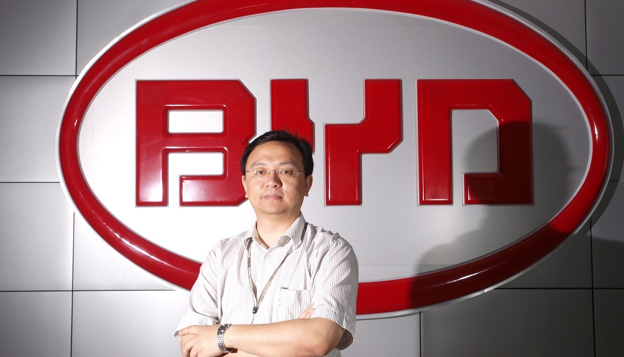 Ο CEO της BYD. Wang Chuanfu © EPA/JULIEN TAN