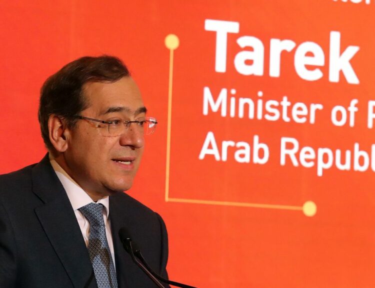 Ο Υπουργός Πετρελαίου και Ορυκτών Πόρων της Αιγύπτου Tarek El-Molla (Τάρεκ Αλ-Μάλα) © EPA/KHALED ELFIQI