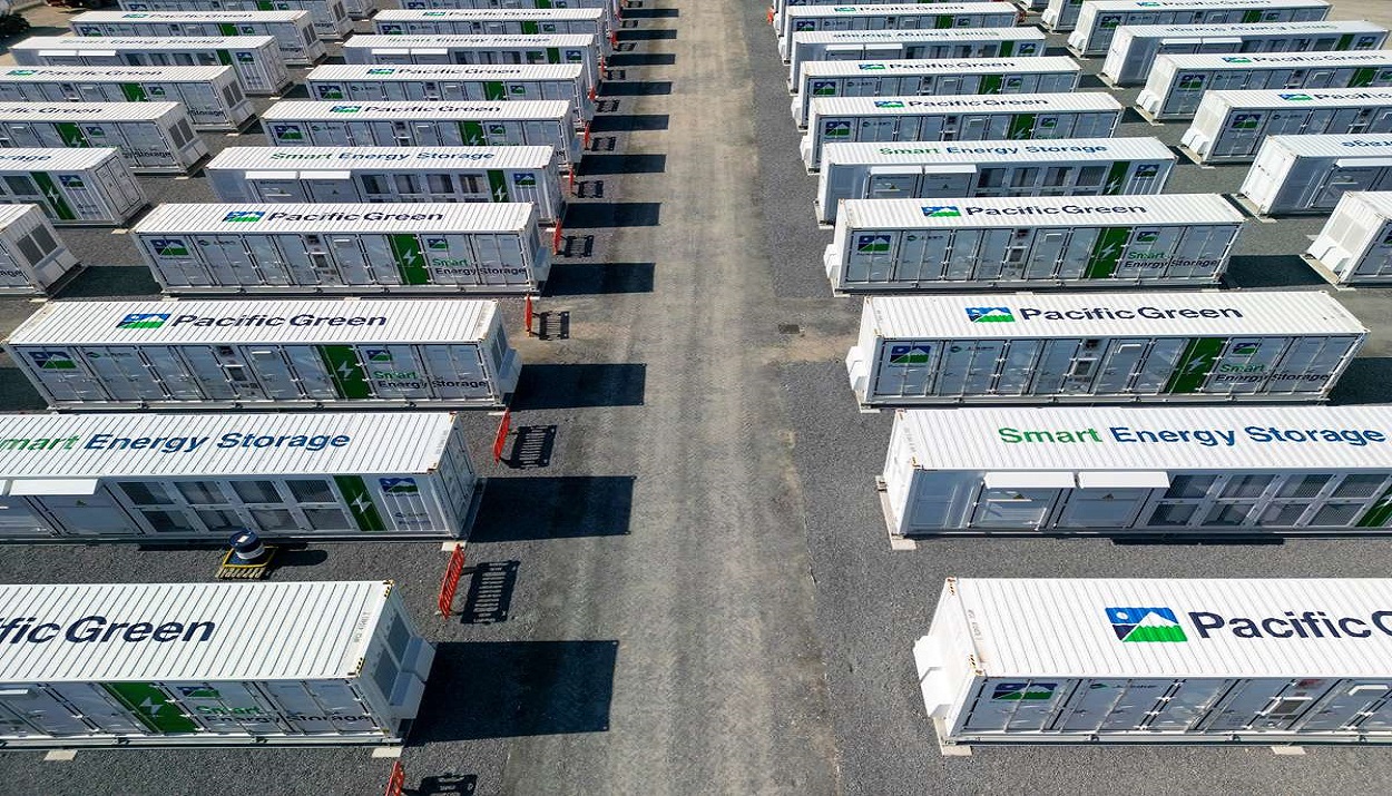 Σύστημα αποθήκευσης μπαταριών © www.pacificgreen.com