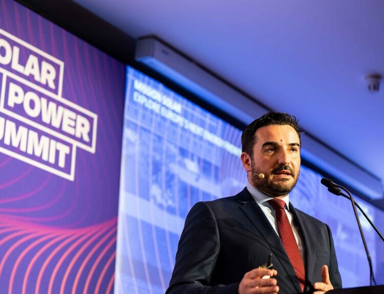 Ο Πρόεδρος της SolarPower Europe, Αριστοτέλης Χαντάβας © ΔΤ