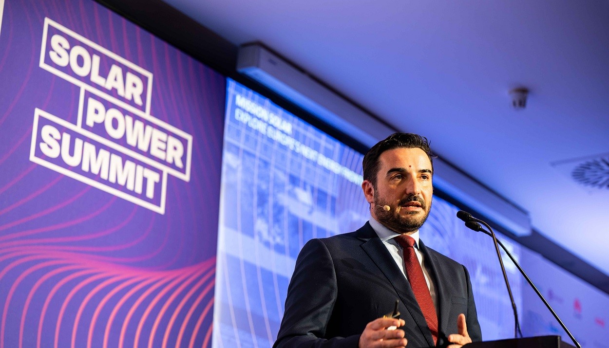 Ο Πρόεδρος της SolarPower Europe, Αριστοτέλης Χαντάβας © ΔΤ
