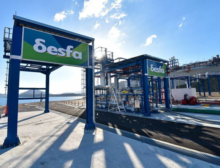 O τερματικός σταθμός υγροποιημένου φυσικού αερίου της Ρεβυθούσας © ΔΕΣΦΑ