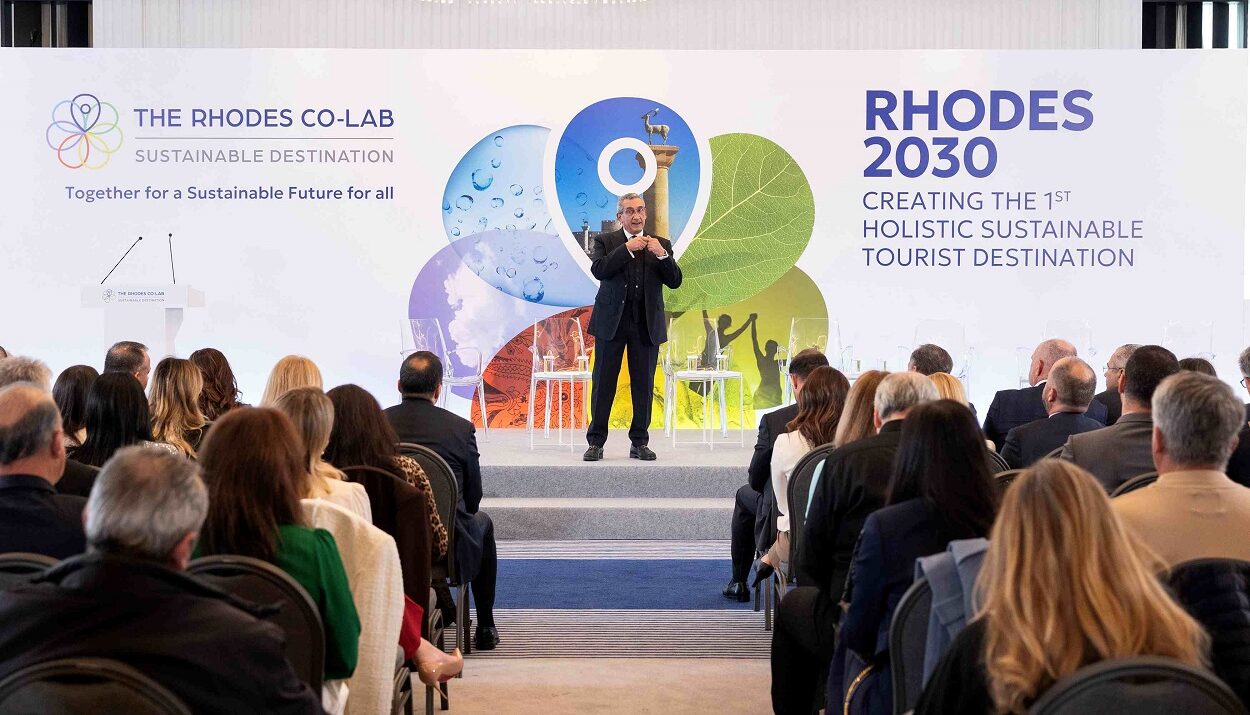 Γιώργος Χατζημάρκος στο The Rhodes Co-Lab Sustainable Destination ©ΔΤ