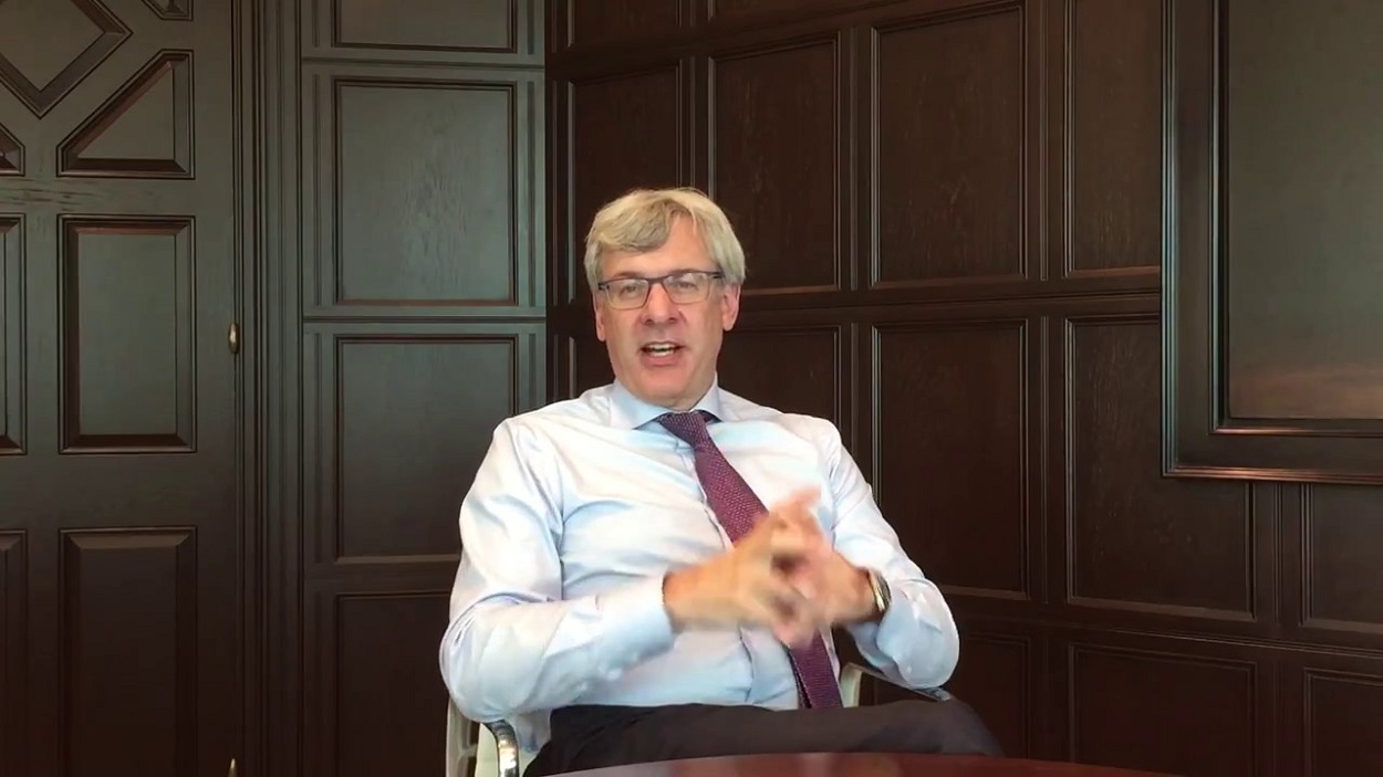 O διευθύνων σύμβουλος της RBC, Dave McKay © Youtube/Printscreen