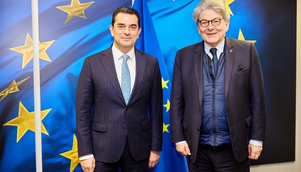 Συνάντηση Σκρέκα, Μπρετόν ©ΔΤ