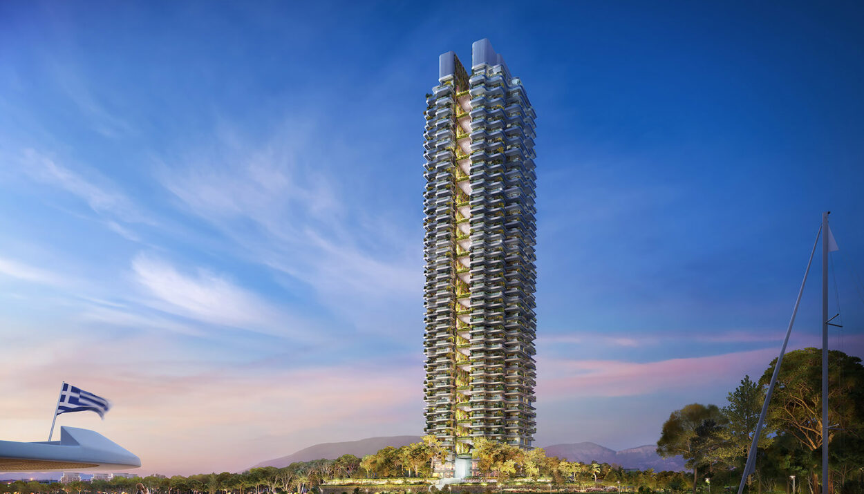 Το Riviera Tower στο Ελληνικό© lamdadev.com