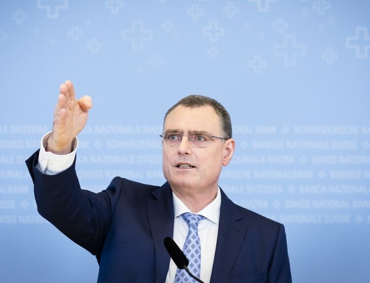 O πρόεδρος της SNB Τόμας Τζόρνταν © EPA/MICHAEL BUHOLZER