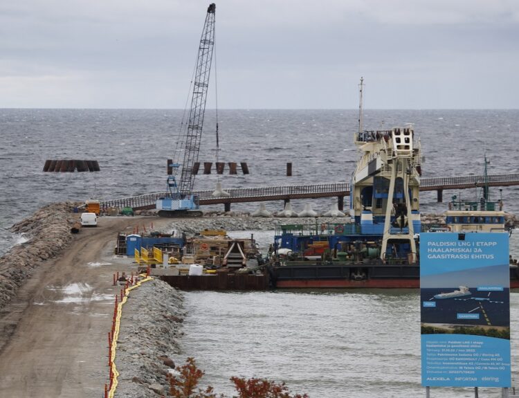 Εργασίες για τον υπεράκτιο αγωγό Balticconnector © EPA/TOMS KALNINS/ Φωτογραφία αρχείου