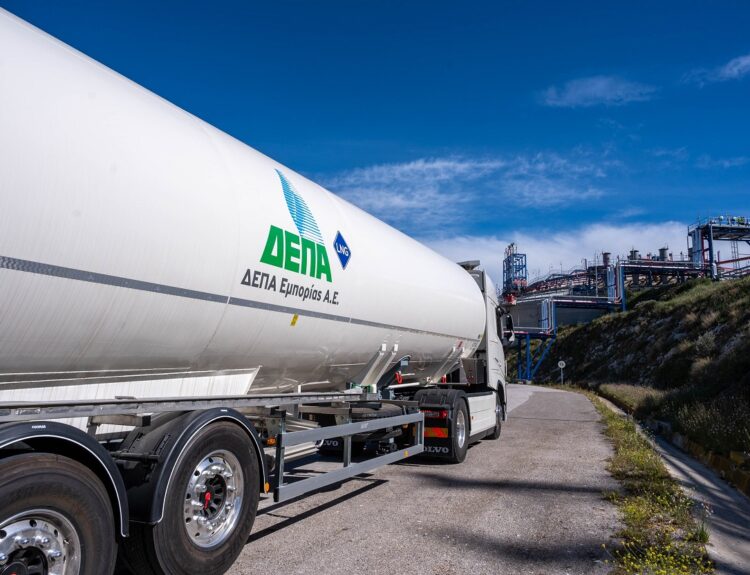 LNG trailer, ΔΕΠΑ Εμπορίας © ΔΤ