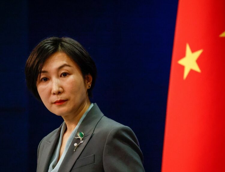 H εκπρόσωπος του υπουργείου Εξωτερικών της Κίνας, Μάο Νινγκ © EPA/MARK R. CRISTINO