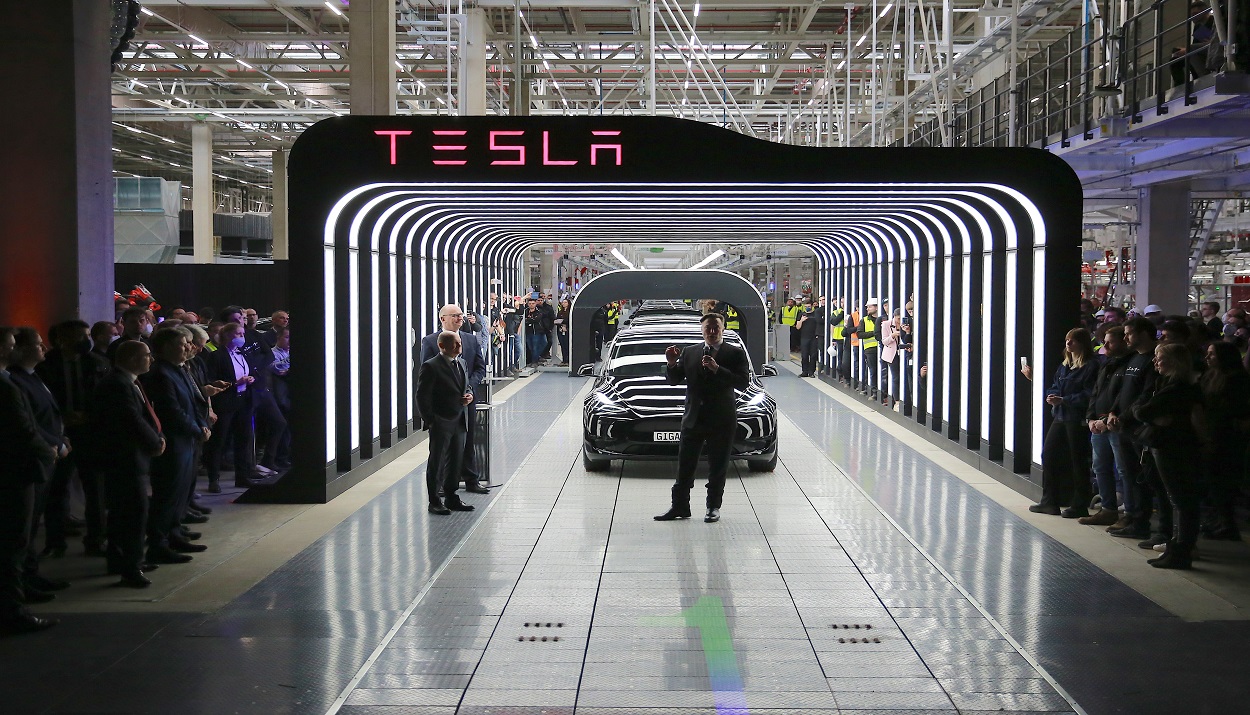 Εργοστάσιο Tesla © EPA/CHRISTIAN MARQUARDT / POOL