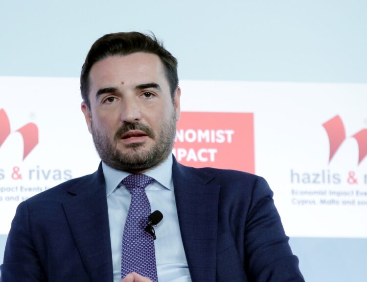 Ο Αριστοτέλης Χαντάβας, επικεφαλής της περιοχής Ευρώπης, Enel Green Power © ΑΠΕ-ΜΠΕ/ECONOMIST IMPACT/ ΒΑΪΟΣ ΧΑΣΙΑΛΗΣ