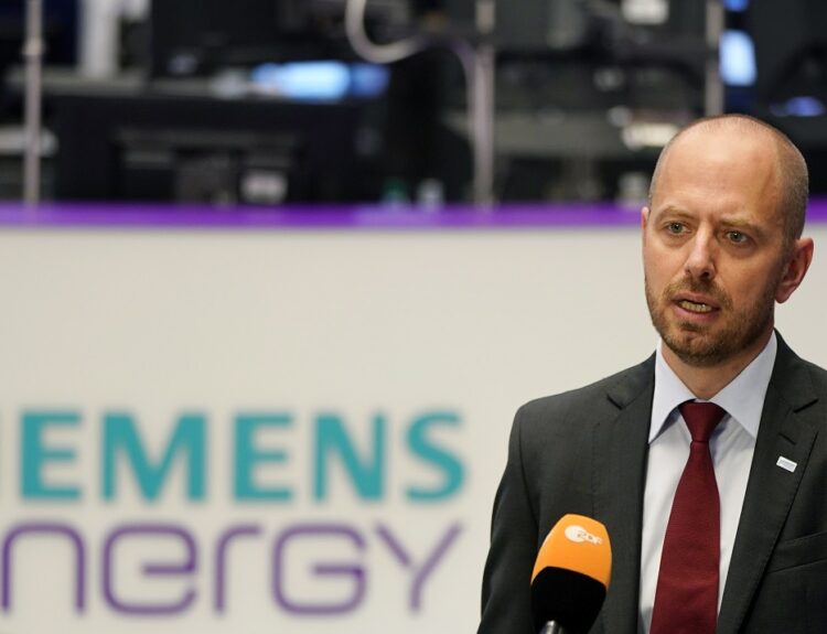 Ο διευθύνων σύμβουλος της Siemens Energy Κρίστιαν Μπρουχ ©EPA/RONALD WITTEK