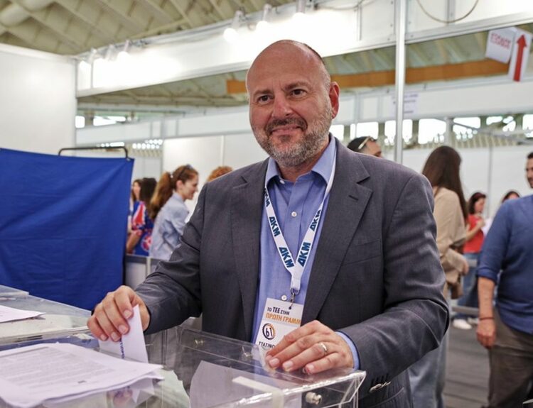 Ο Γιώργος Στασινός, εκλογές ΤΕΕ © ΔΤ