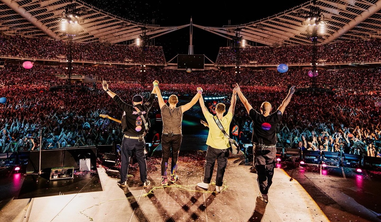 Coldplay, ΟΑΚΑ ©https://www.facebook.com/coldplay?locale=el_GR/ @annaleemedia