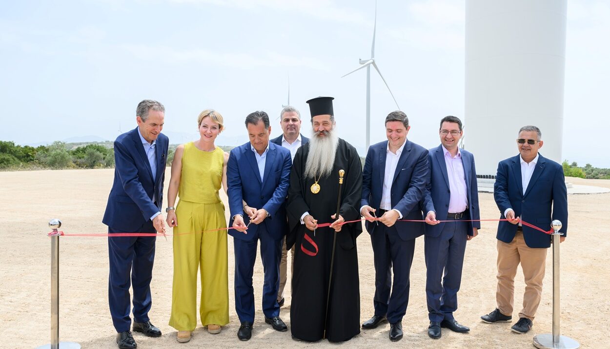 Τα εγκαίνια του δεύτερου αιολικού πάρκου της EDPR στη Μαλεσίνα Φθιώτιδας © EDPR 