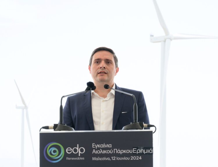 Ο Γενικός Διευθυντής της EDPR Ελλάδος Διονύσης Ανδρωνάς © EDPR 