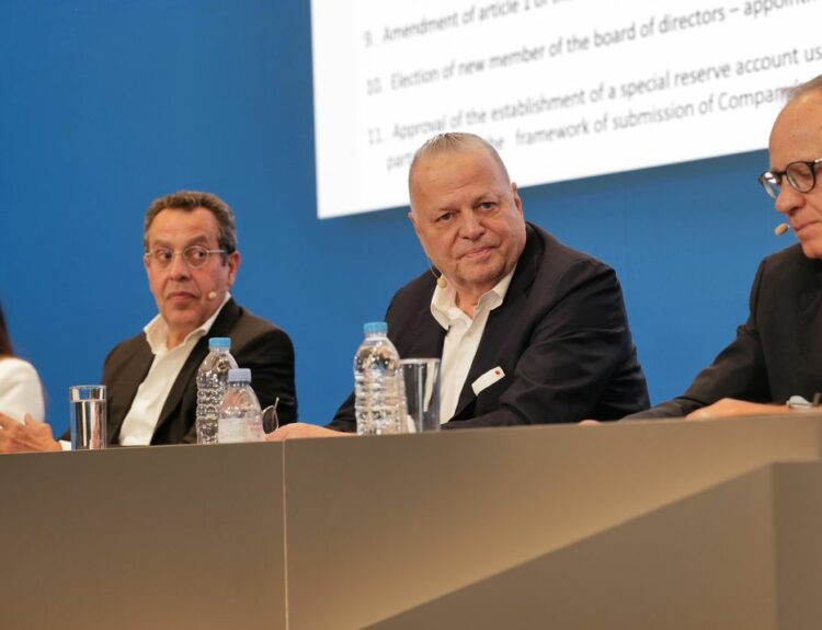 Ο Ευάγγελος Μυτιληναίος στη ΓΣ της Mytilineos που μετονομάστηκε σε Metlen Energy & Metals © Metlen