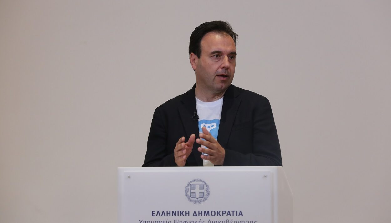 Ο υπουργός Ψηφιακής Διακυβέρνησης Δημήτρης Παπαστεργίου ©ΑΠΕ-ΜΠΕ/ΑΠΕ-ΜΠΕ/ΑΛΕΞΑΝΔΡΟΣ ΒΛΑΧΟΣ