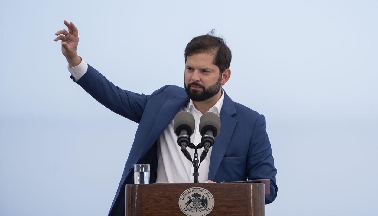 Ο πρόεδρος της Χιλής Γκάμπριελ Μπόριτς © EPA/ADRIANA THOMASA