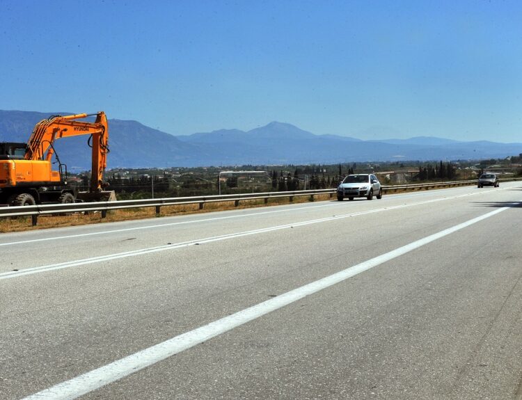 Έργα της Ολυμπίας Οδού/ Φωτογραφία Αρχείου © Eurokinissi