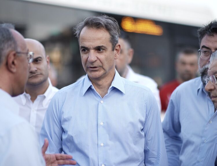 Κυριάκος Μητσοτάκης στον ΟΣΥ © ΑΠΕ-ΜΠΕ/ΓΡΑΦΕΙΟ ΤΥΠΟΥ ΠΡΩΘΥΠΟΥΡΓΟΥ/ΔΗΜΗΤΡΗΣ ΠΑΠΑΜΗΤΣΟΣ