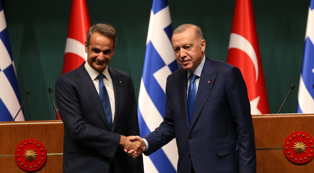 Τουρκία, Ελλάδα, Μητσοτάκης, Ερντογάν © EPA/NECATI SAVAS