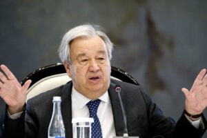 Ο Γενικός Γραμματέας των Ηνωμένων Εθνών Αντόνιο Γκουτέρες ©EPA/IGOR KOVALENKO