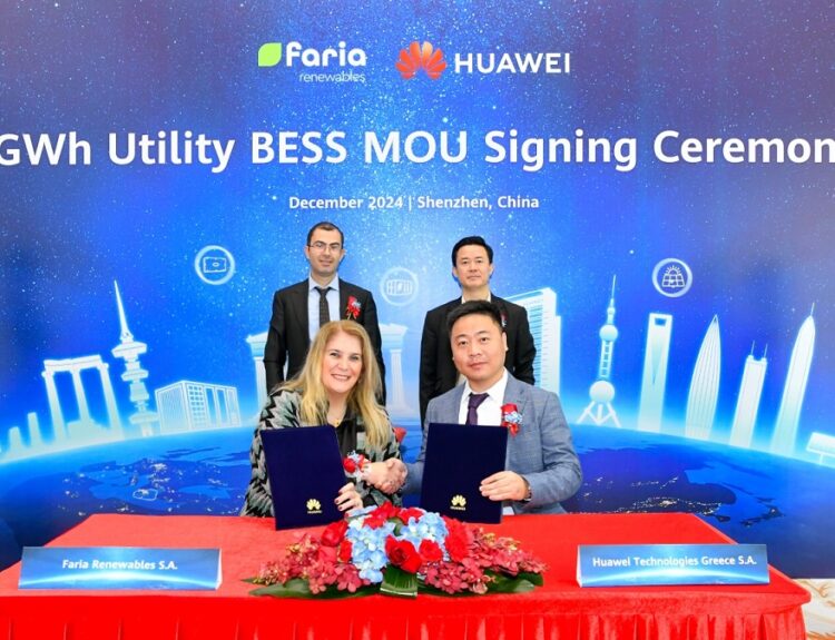 HUAWEI, FARIA RENEWABLES