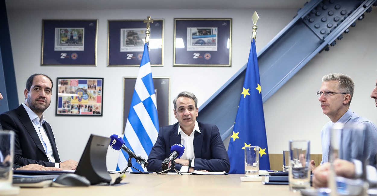 ΕΠΙΣΚΕΨΗ ΤΟΥ ΠΡΩΘΥΠΟΥΡΓΟΥ ΚΥΡΙΑΚΟΥ ΜΗΤΣΟΤΑΚΗ ΣΤΟ ΥΠΟΥΡΓΕΙΟ ΚΛΙΜΑΤΙΚΗΣ ΚΡΙΣΗΣ ΚΑΙ ΠΟΛΙΤΙΚΗΣ ΠΡΟΣΤΑΣΙΑΣ