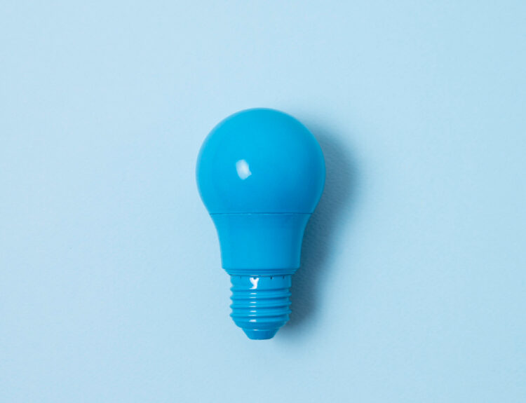 Μπλε τιμολόγια ρεύματος - Λάμπα μπλε