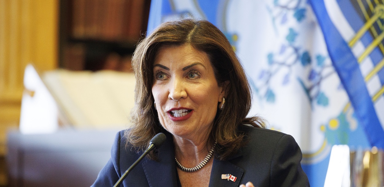 Η κυβερνήτης της Νέας Υόρκης Kathy Hochul © EPA/CJ GUNTHER