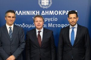 Συνάντηση Χ. Δήμα και Κ. Κυρανάκη με τον Ισπανό Υφυπουργό Μεταφορών και Βιώσιμης Κινητικότητας © Υπ. Υποδομών και Μεταφορών