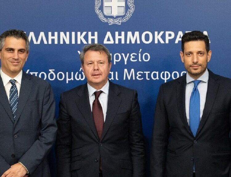 Συνάντηση Χ. Δήμα και Κ. Κυρανάκη με τον Ισπανό Υφυπουργό Μεταφορών και Βιώσιμης Κινητικότητας © Υπ. Υποδομών και Μεταφορών