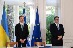 Η υπογραφή της Δήλωσης Προθέσεων μεταξύ της ΔΕΠΑ Εμπορίας και της Naftogaz για την προμήθεια αμερικανικού LNG στην Ουκρανία © eurokinissi